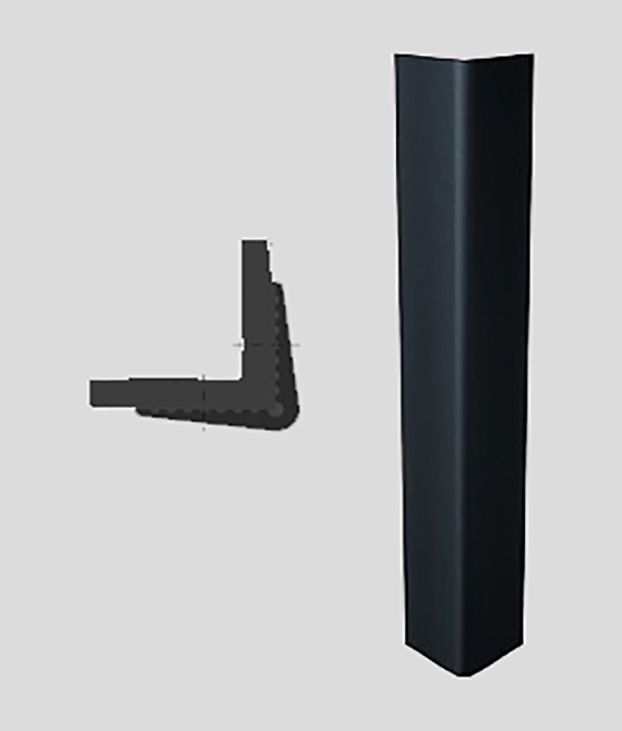 Surface mounted Type Rubber Corner Guard